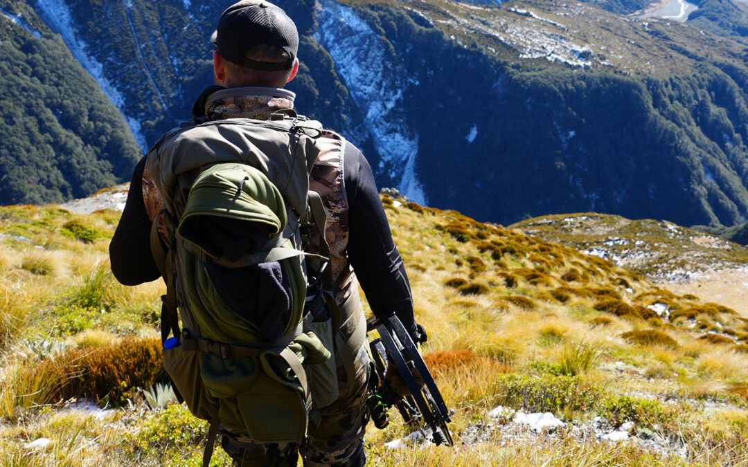 Bowhunting in New Zealand - Man Hunting With Bow